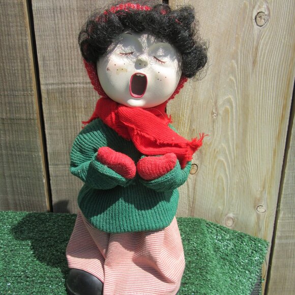 3 Vintage 1985 Sandra Hasson Lee Caroling Kids Dolls Limited Edition Signed - Picture 2 of 12